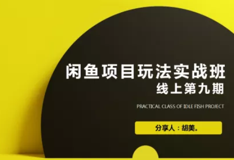 闲鱼项目玩法第9期蓝海营销项目，从0到1实操教您如何批量化去玩（完整版）-一课资源