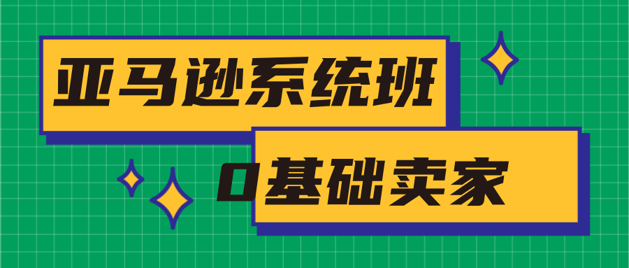 亚马逊系统班，专为0基础卖家量身打造，亚马逊运营流程与架构-一课资源